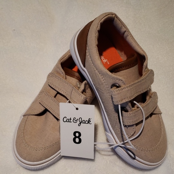 Cat & Jack Other - NWT Boys Khaki Casual Shoes